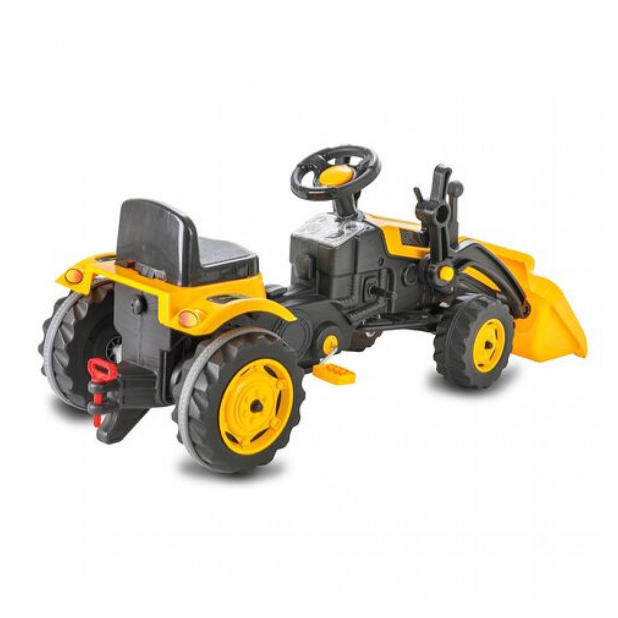 Voir la diapositive 3 : Jamara Tracteur à pédales avec Chargeur Strong Bull jaune