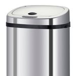 Kitchen move Couvercle de poubelle automatique COUVERCLE Argent Plastique 34cm