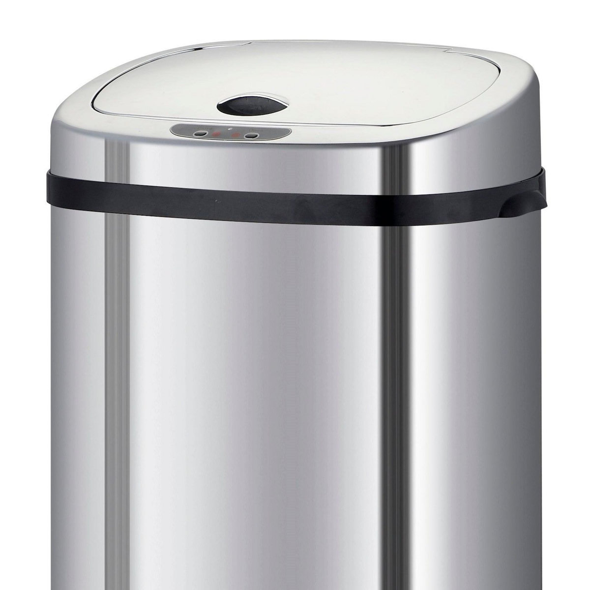 Kitchen move Couvercle de poubelle automatique COUVERCLE Argent Plastique 34cm