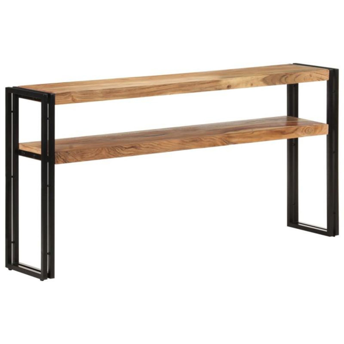 VIDAXL Table console 150x30x75 cm Bois d acacia solide