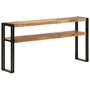 Voir la diapositive 1 : VIDAXL Table console 150x30x75 cm Bois d acacia solide