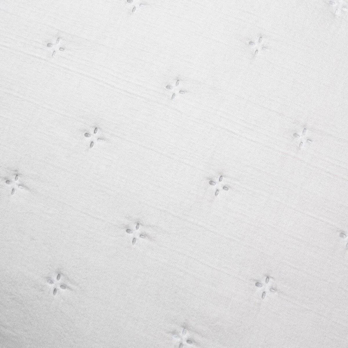 Lovely Casa Couvre lit boutis réversible 240x220 avec 2 taies coloris naturel