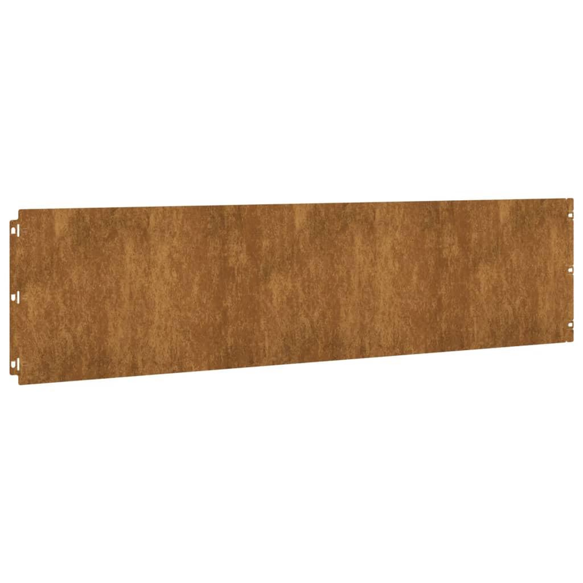Voir la diapositive 5 : VIDAXL Bordures de pelouse 10 pcs 25x103 cm acier corten flexible