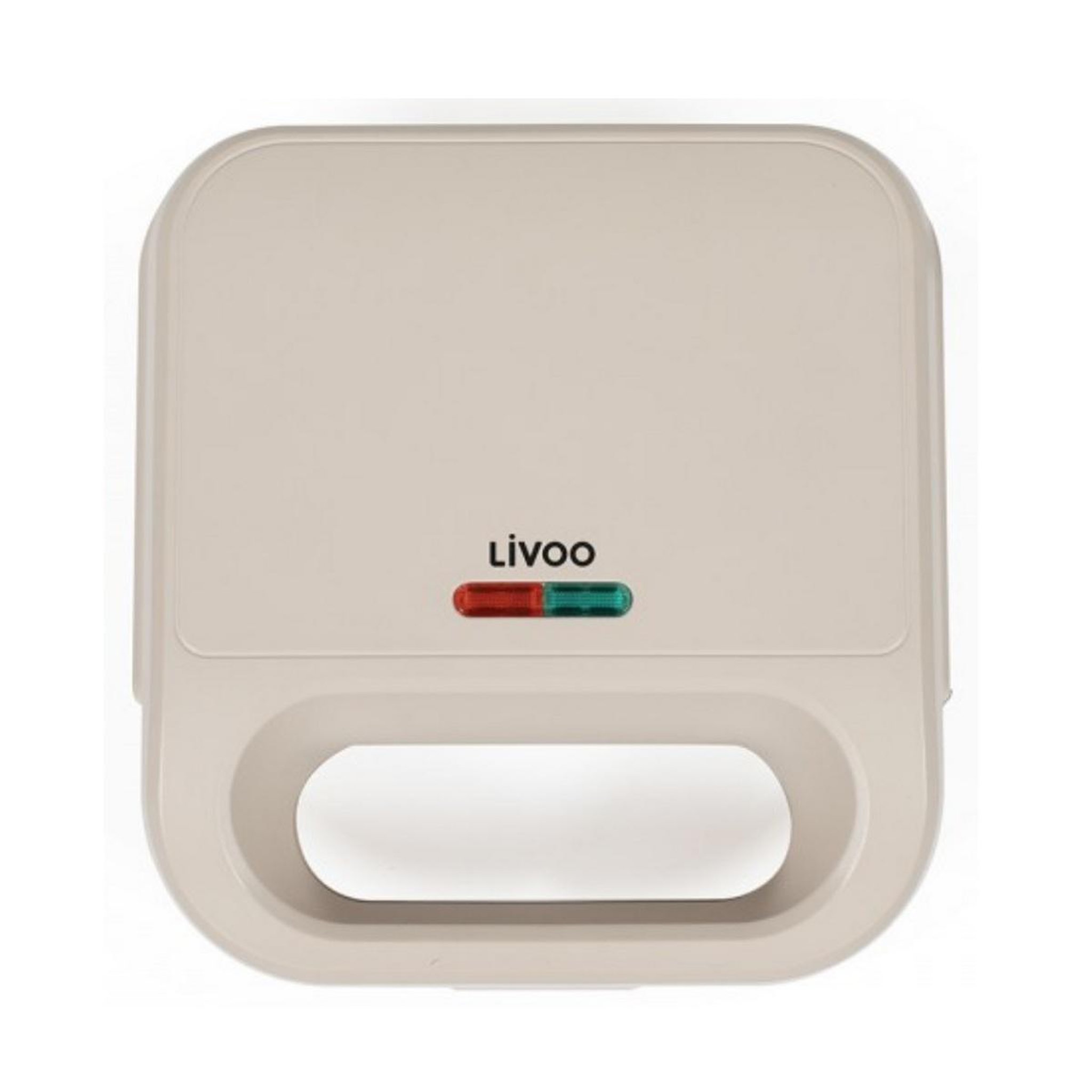 Voir la diapositive 2 : LIVOO Croque gaufre grill 750w crème - dop256c
