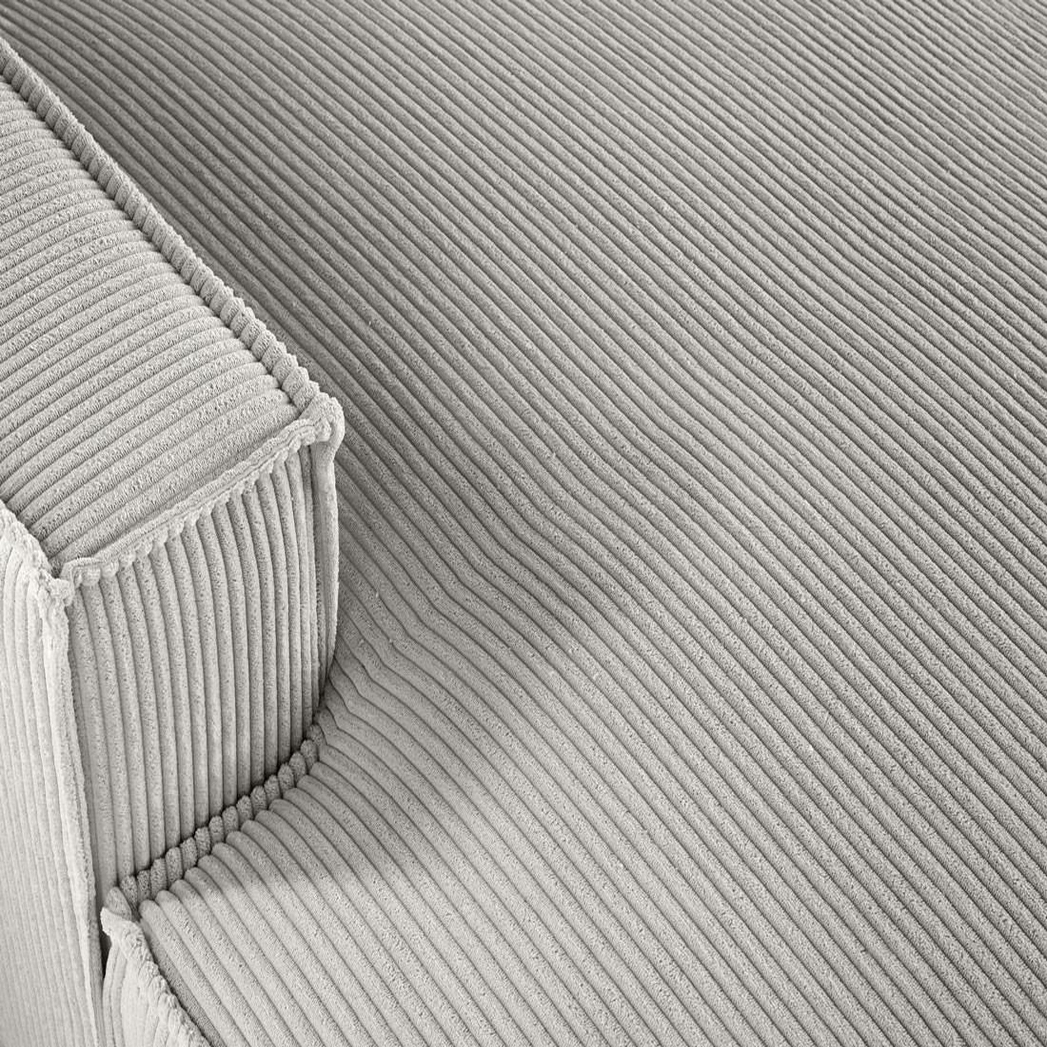 Voir la diapositive 6 : LISA DESIGN Spiaggia - canapé panoramique d'angle droit - 7 places - en velours côtelé