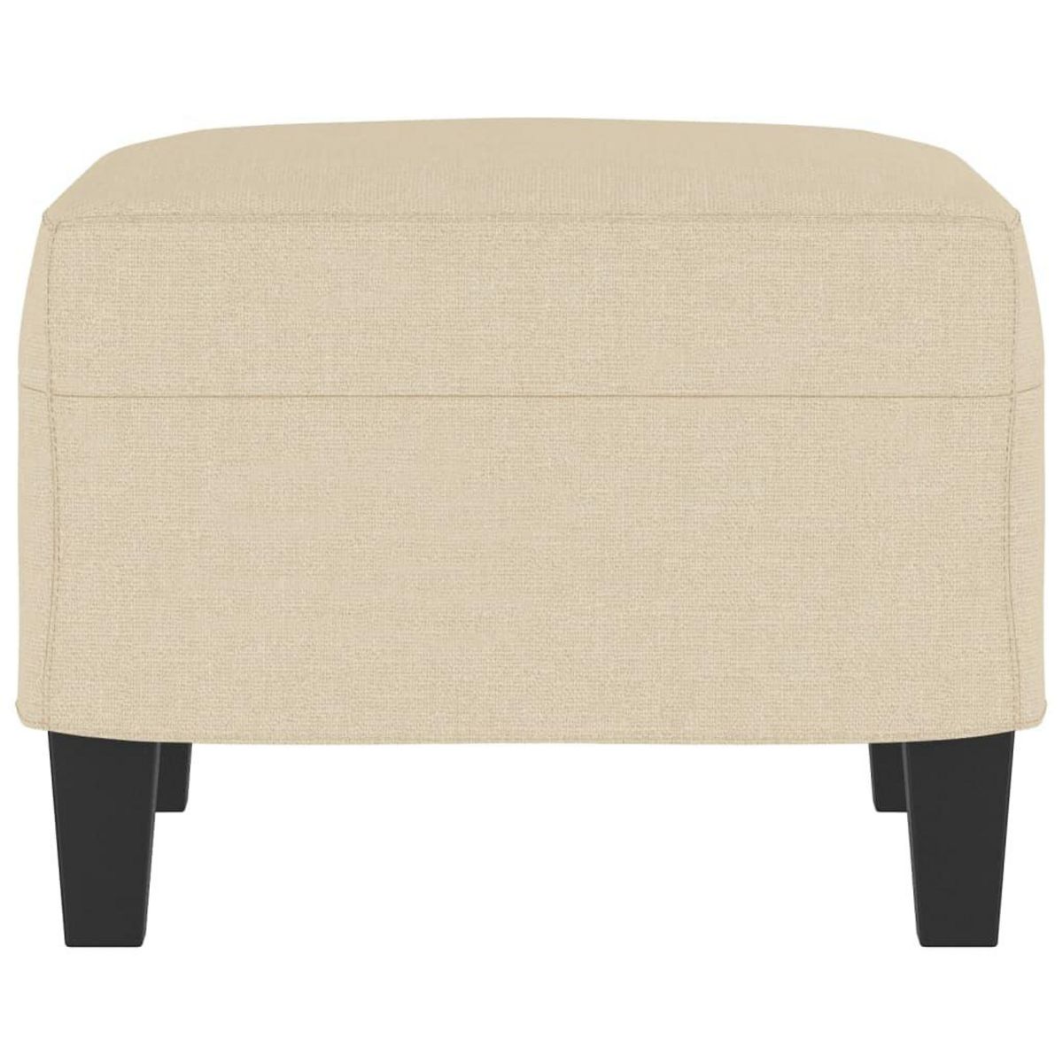 VIDAXL Repose-pied Creme 60x50x41 cm Tissu