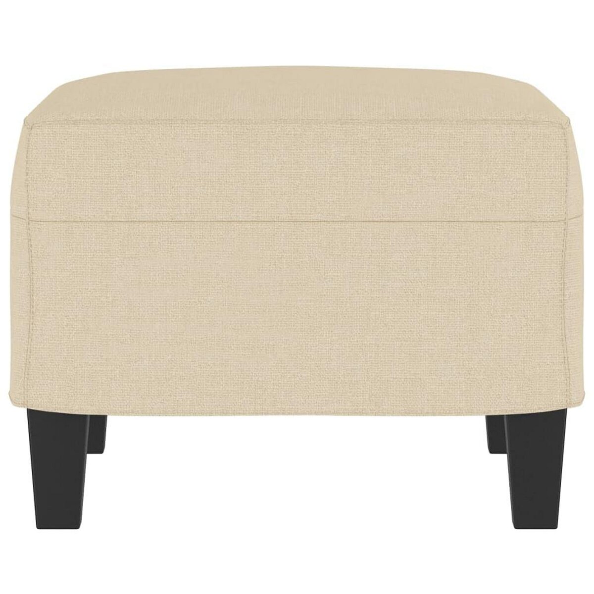 VIDAXL Repose-pied Creme 60x50x41 cm Tissu