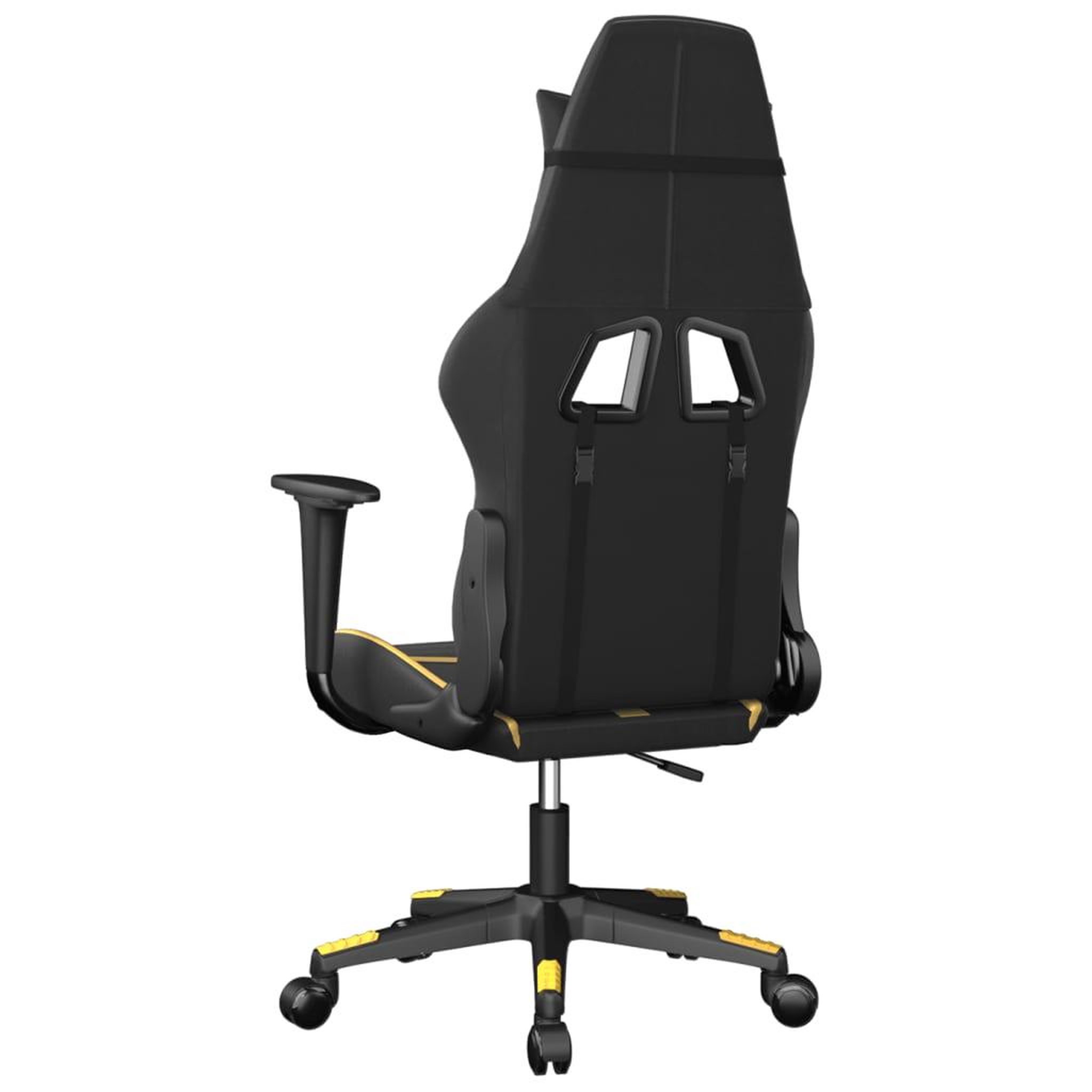Voir la diapositive 5 : VIDAXL Chaise de jeu Noir et dore Similicuir