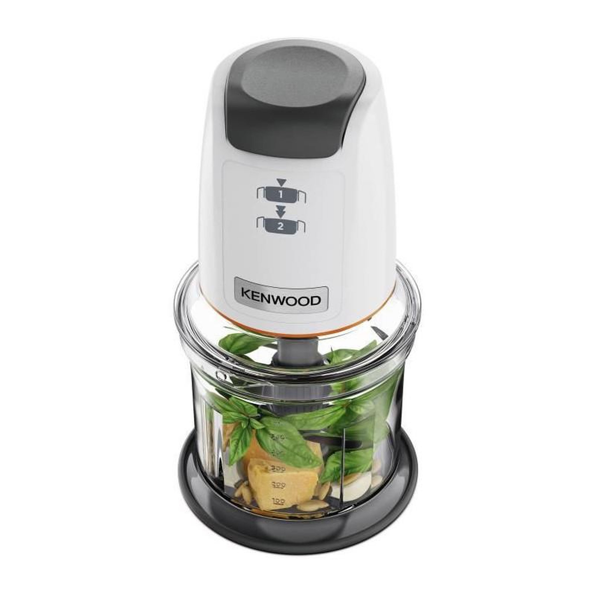 Voir la diapositive 5 : KENWOOD Mini-hachoir 0,5l 500w blanc - CHP61.100WH