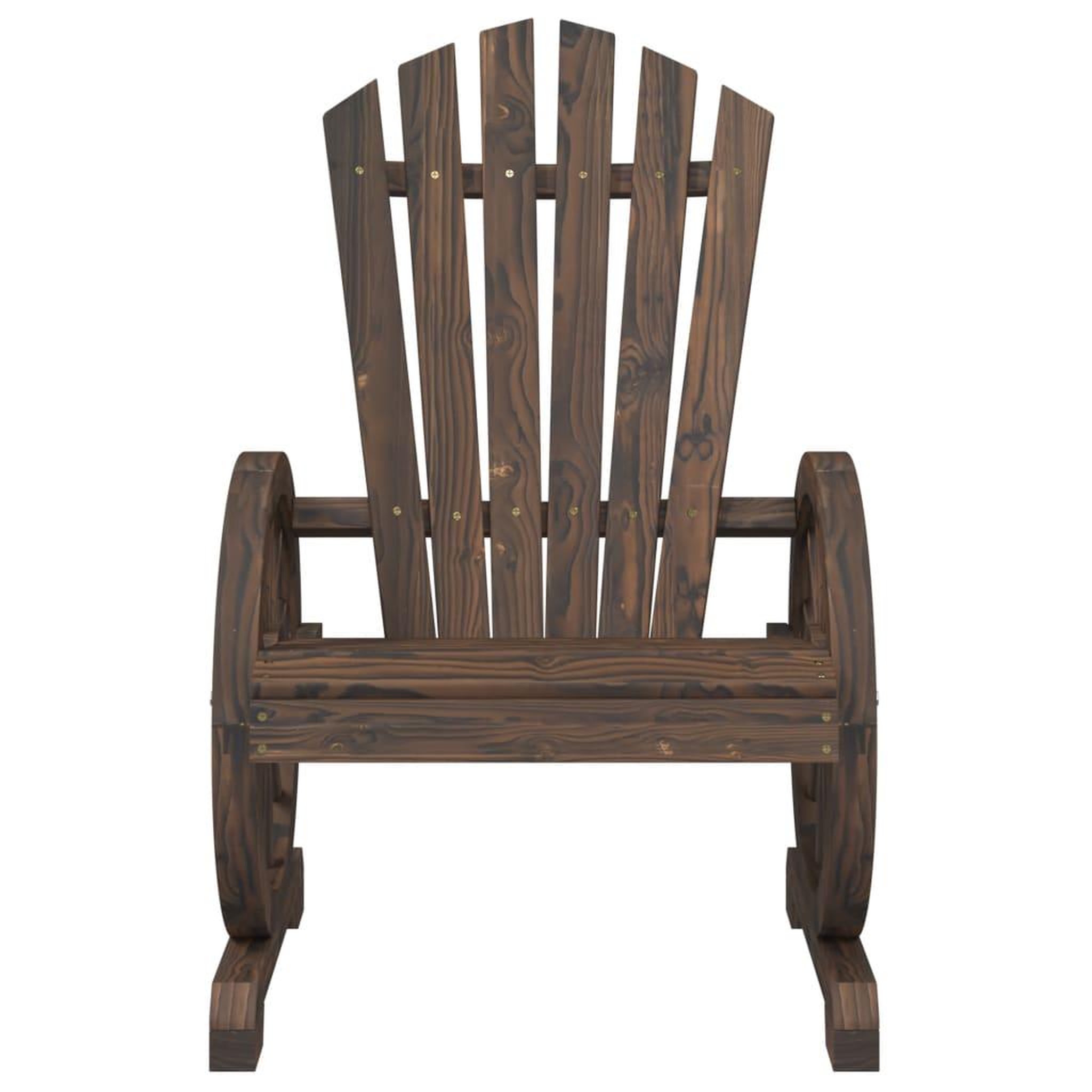 Voir la diapositive 5 : VIDAXL Chaises de jardin Adirondack lot de 4 bois de sapin massif
