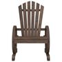 Voir la diapositive 5 : VIDAXL Chaises de jardin Adirondack lot de 4 bois de sapin massif
