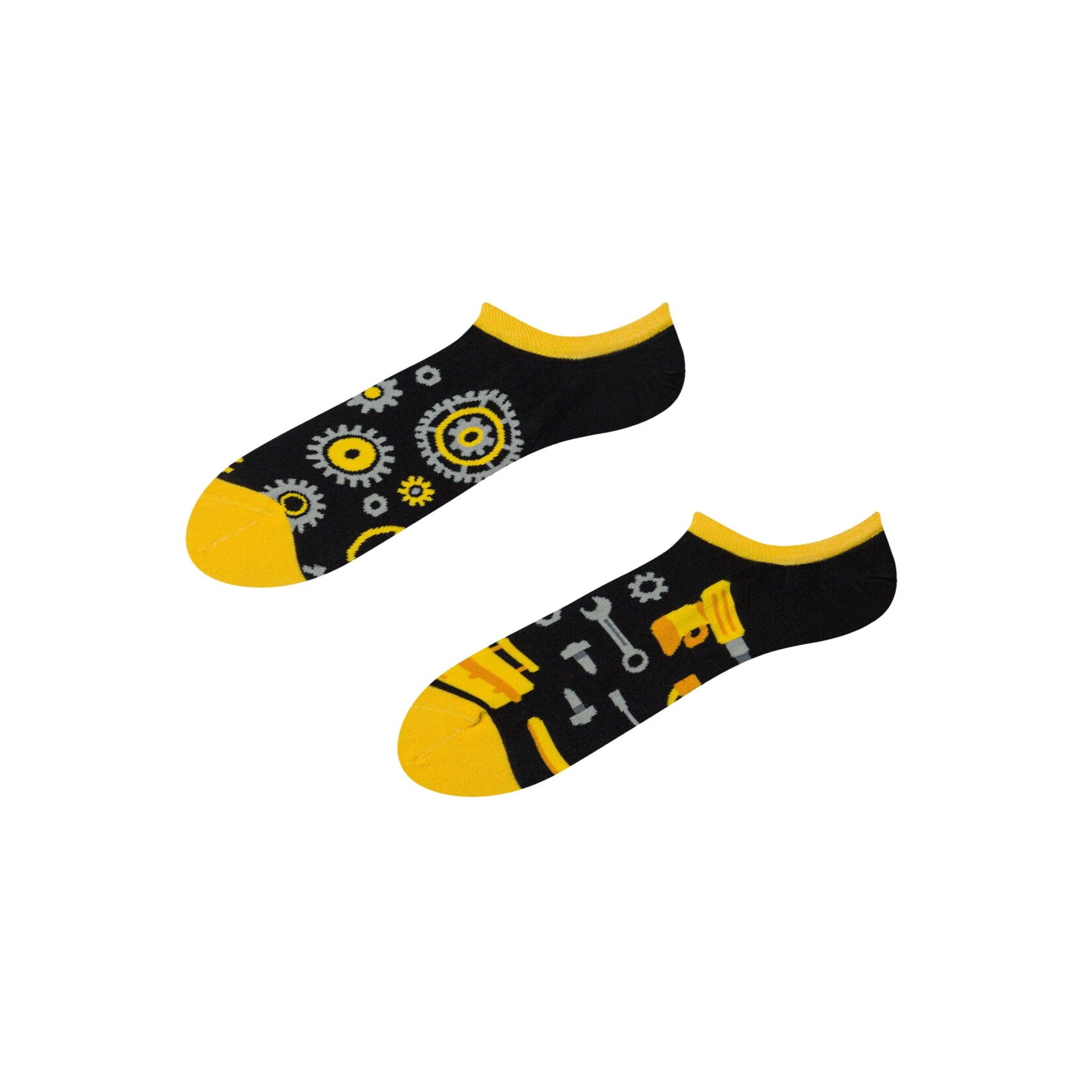 DEDOLES Socquettes invisibles mécanicien. Coloris disponibles : Noir