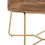 Voir la diapositive 5 : Paris Prix Fauteuil Lounge Design  Pierre  85cm Marron