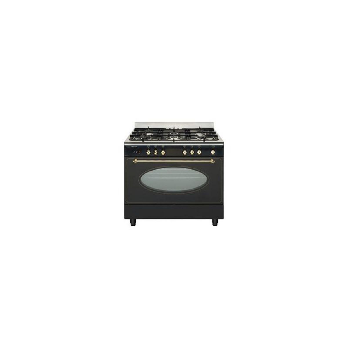 Airlux Piano de cuisson Airlux 90CM MIXTE NOIR RUSTIQUE CC902ETR3