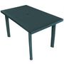 Voir la diapositive 1 : VIDAXL Table de jardin Vert 126 x 76 x 72 cm Plastique