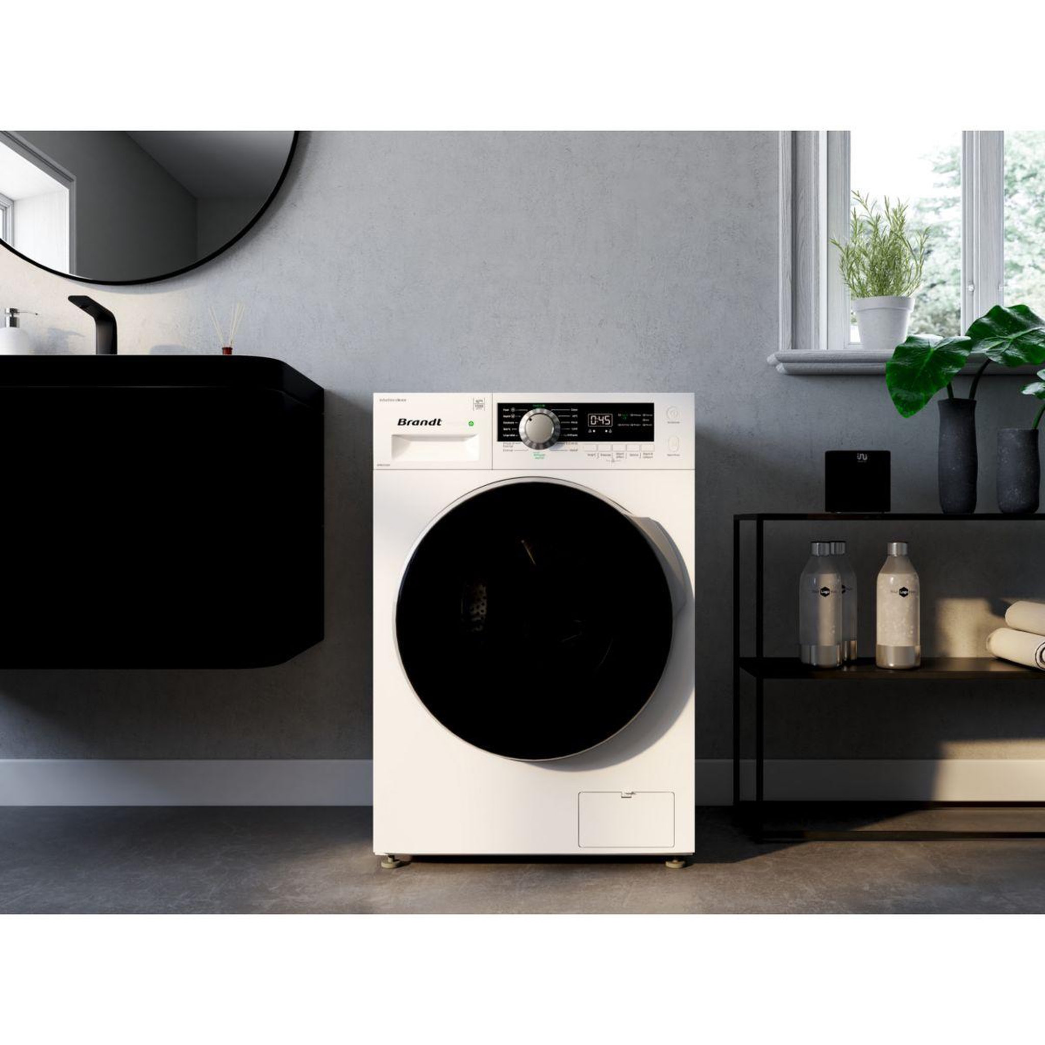 Voir la diapositive 3 : BRANDT Lave linge hublot WFB104QW
