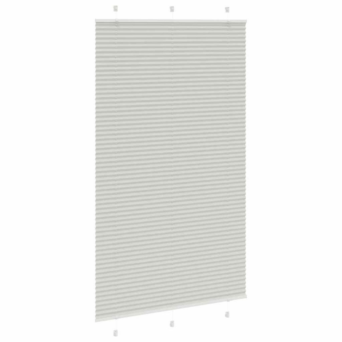 VIDAXL Store plisse gris clair 120x200cm largeur du tissu 119,4cm