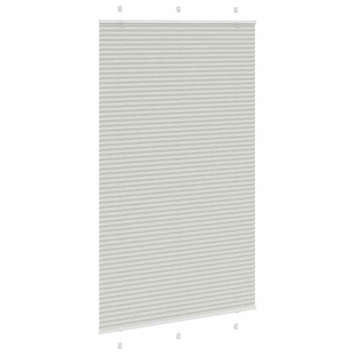 VIDAXL Store plisse gris clair 120x200cm largeur du tissu 119,4cm