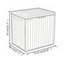 Voir la diapositive 6 : Keter Keter Boîte de rangement de jardin City 113 L