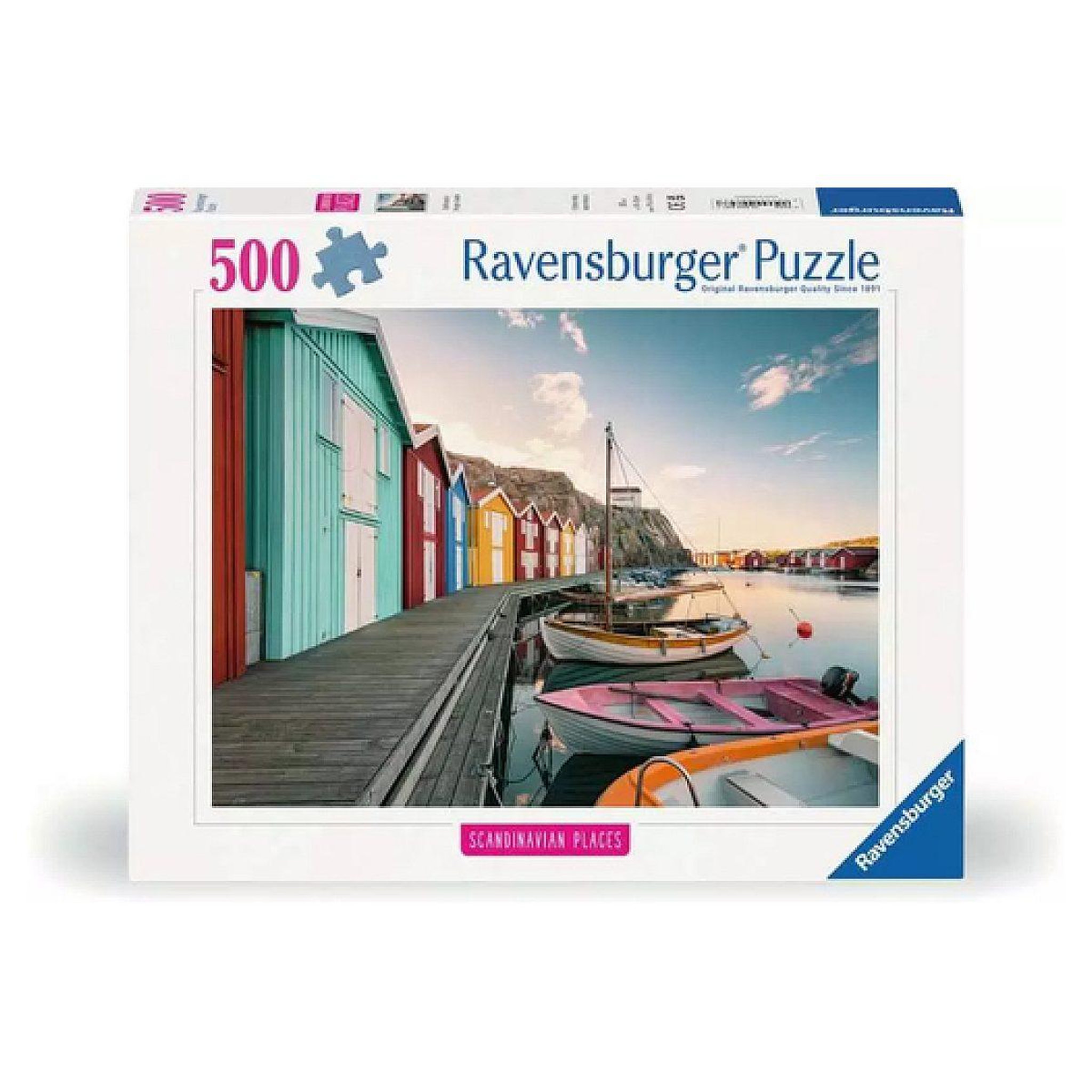 Nathan 500p puzzle maisons flottantes en suede