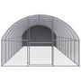 Voir la diapositive 2 : VIDAXL Poulailler d'exterieur 3x12x2 m Acier galvanise