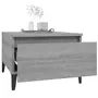 VIDAXL Table d'appoint Sonoma gris 50x46x35 cm Bois d'ingenierie