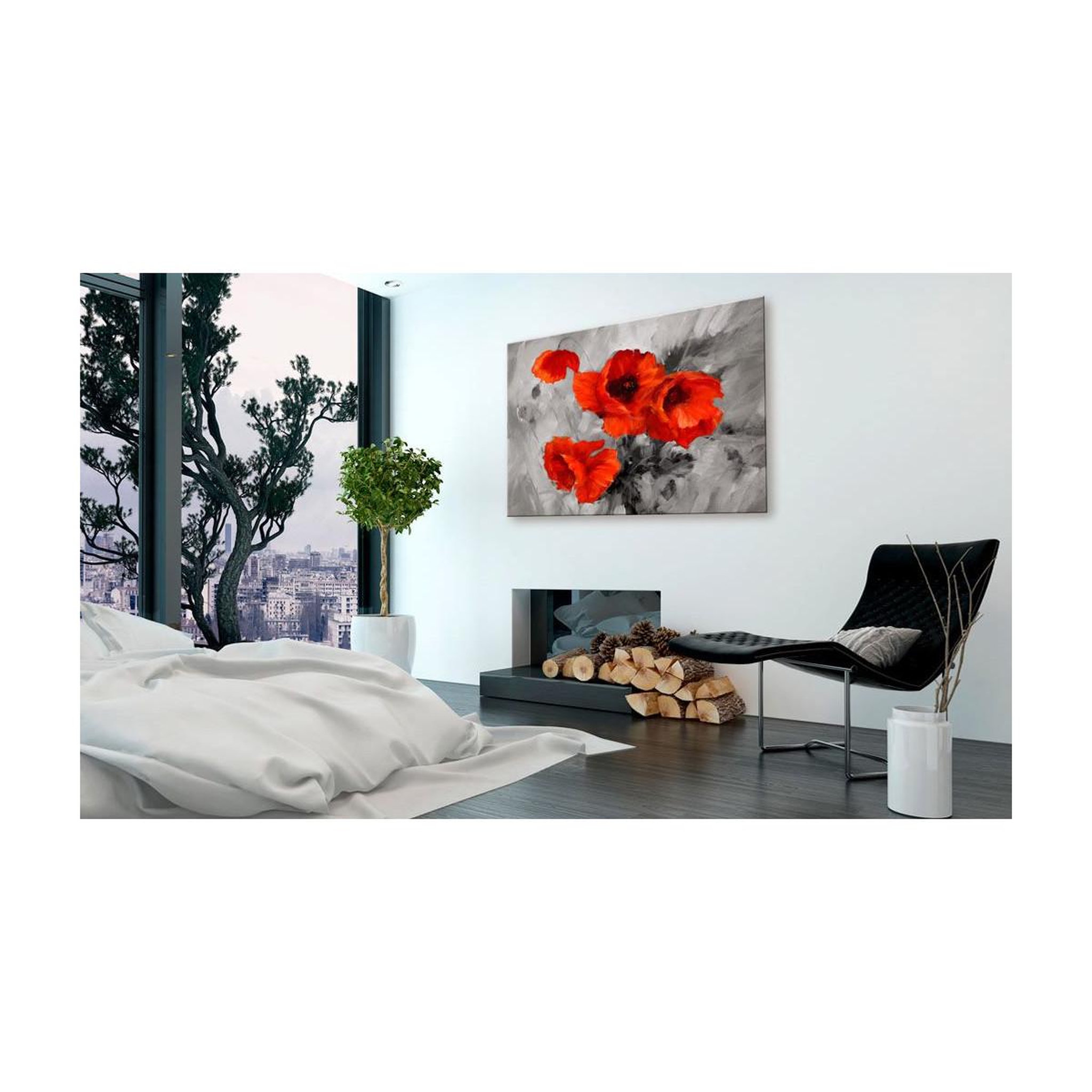 Voir la diapositive 2 : Paris Prix Tableau Imprimé  Steel Poppies