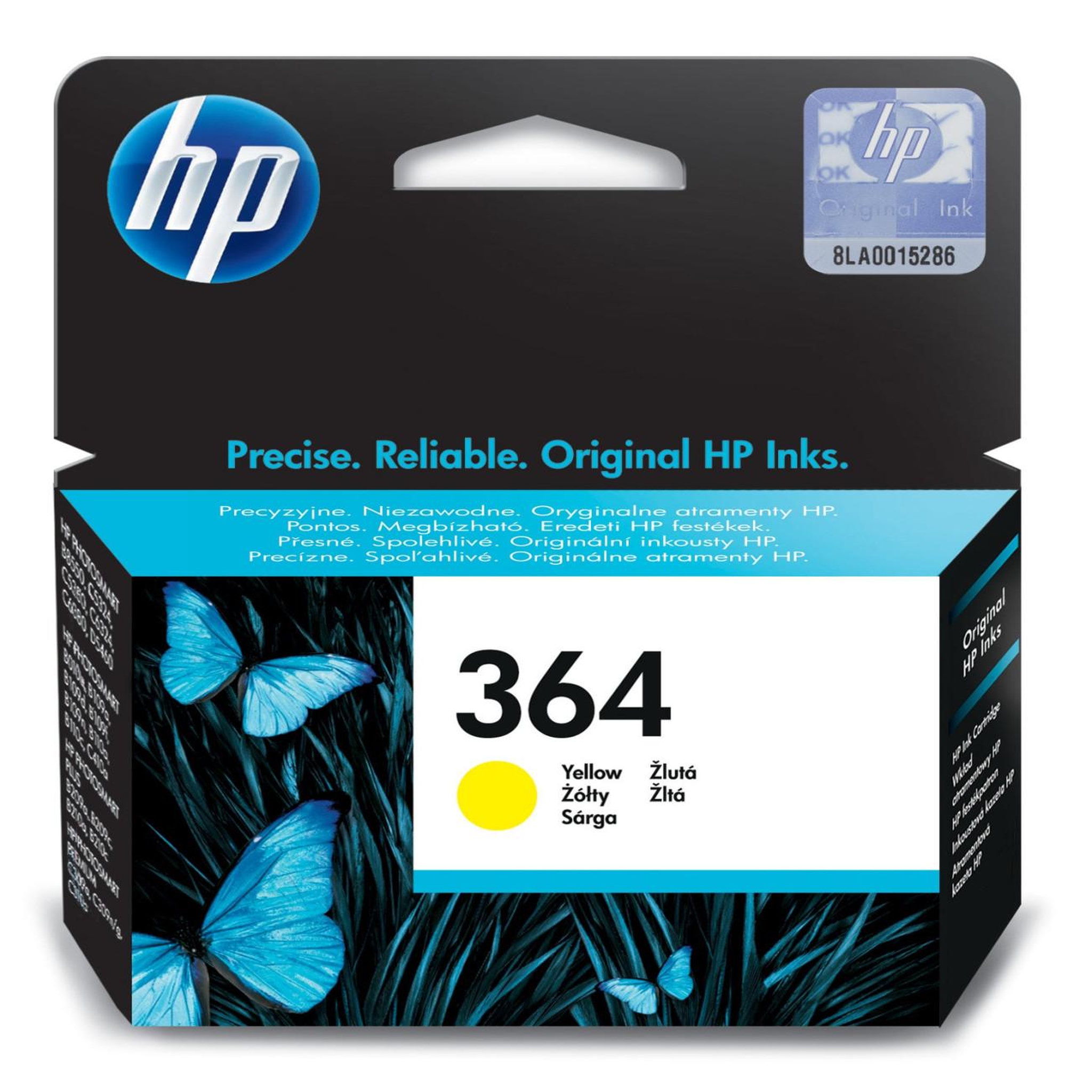 Voir la diapositive 2 : HP Hp 364 cartouche d'encre jaune authentique