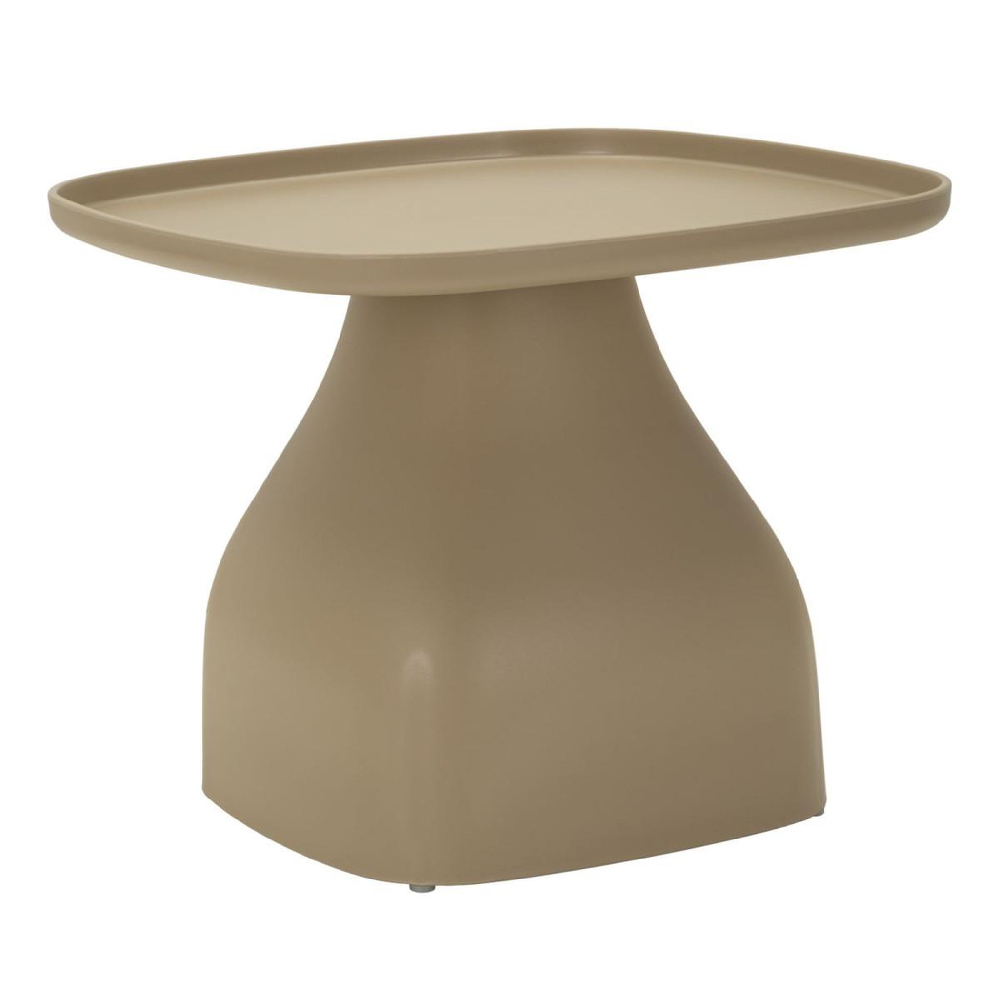 Paris Prix Table d'Appoint Carrée  Gea  38cm Gris
