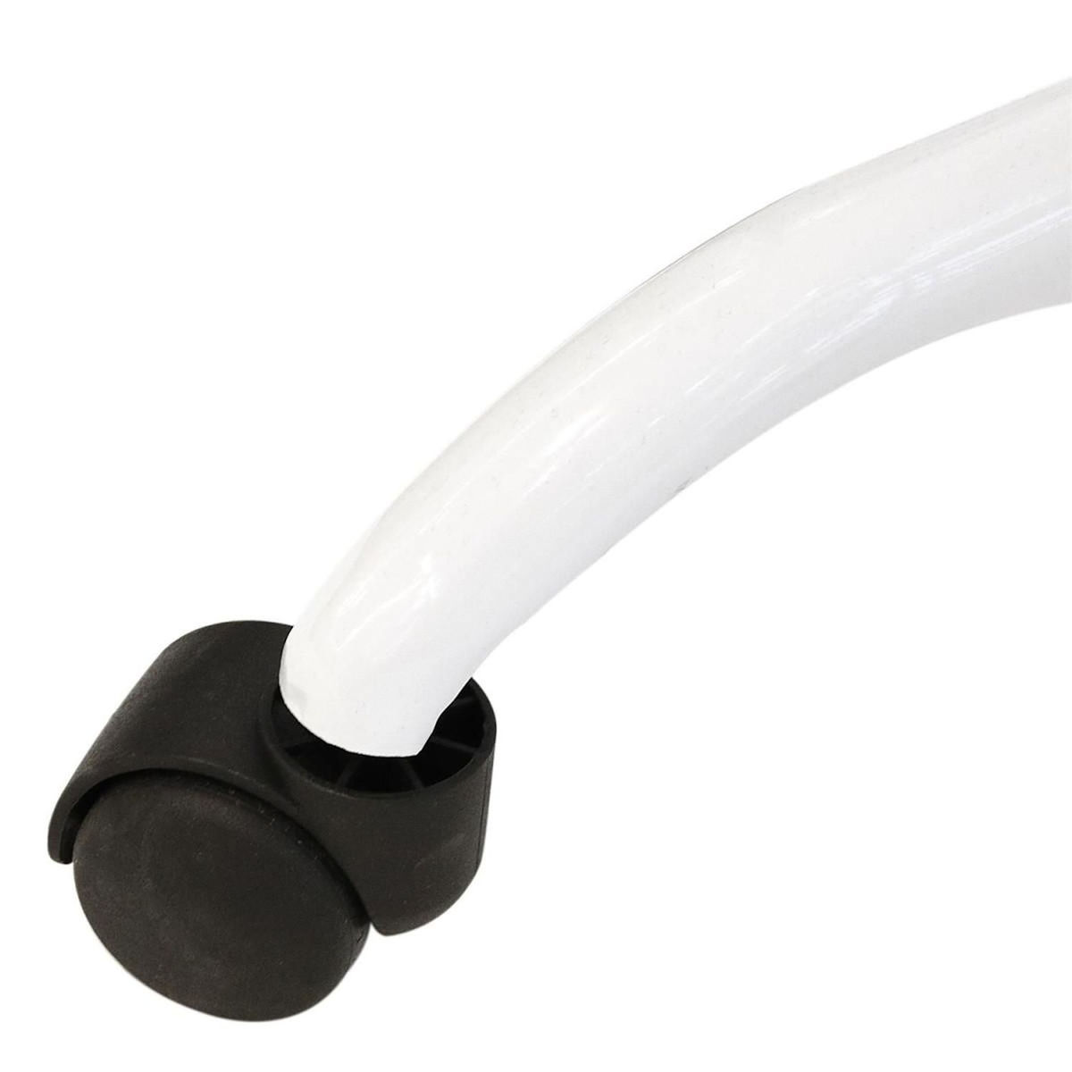 Paris Prix Lot de 2 Chaises à Roulettes  Kiruna  92cm Blanc
