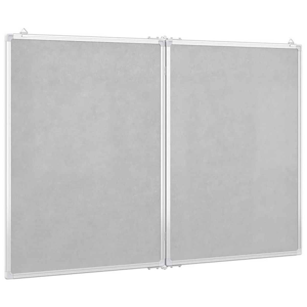 VIDAXL Tableau blanc magnétique pliable 120x100x1,7 cm aluminium