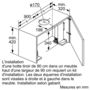 Voir la diapositive 2 : Neff Kit montage armoire pour hotte télescopique 90cm - z54tm90x0