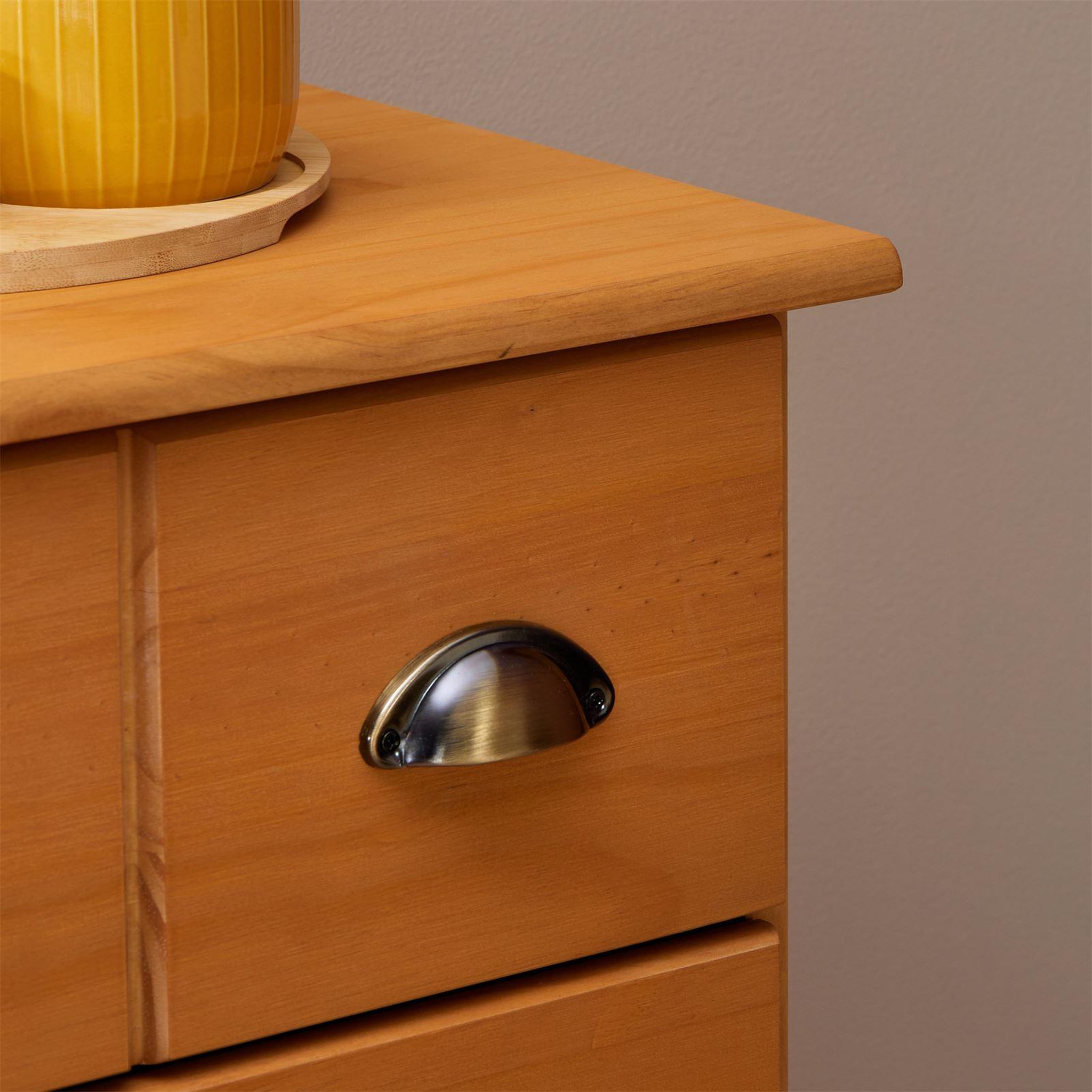 Voir la diapositive 6 : IDIMEX Commode apothicaire COLMAR en pin massif, 8 tiroirs