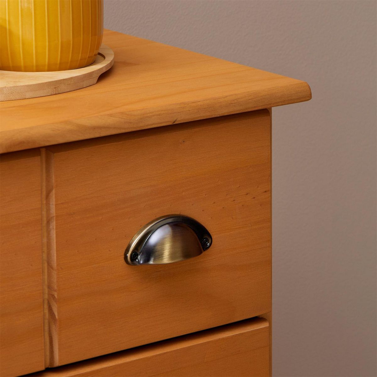 IDIMEX Commode apothicaire COLMAR en pin massif, 8 tiroirs