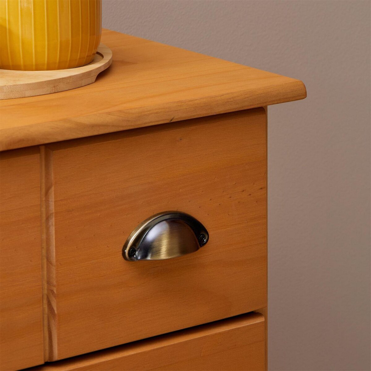 IDIMEX Commode apothicaire COLMAR en pin massif, 8 tiroirs