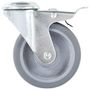 Voir la diapositive 4 : VIDAXL 4 pcs Roulettes pivotantes a trou de boulon 100 mm