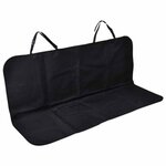 Paris Prix Housse de Protection Chien  Banquette Auto  140cm Noir