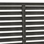 Voir la diapositive 4 : VIDAXL Cloture a persiennes WPC 180x180 cm gris fonce