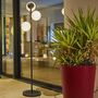Voir la diapositive 2 : Lumisky Lampadaire ext filaire GLOBY Gris anthracite Acier H175CM