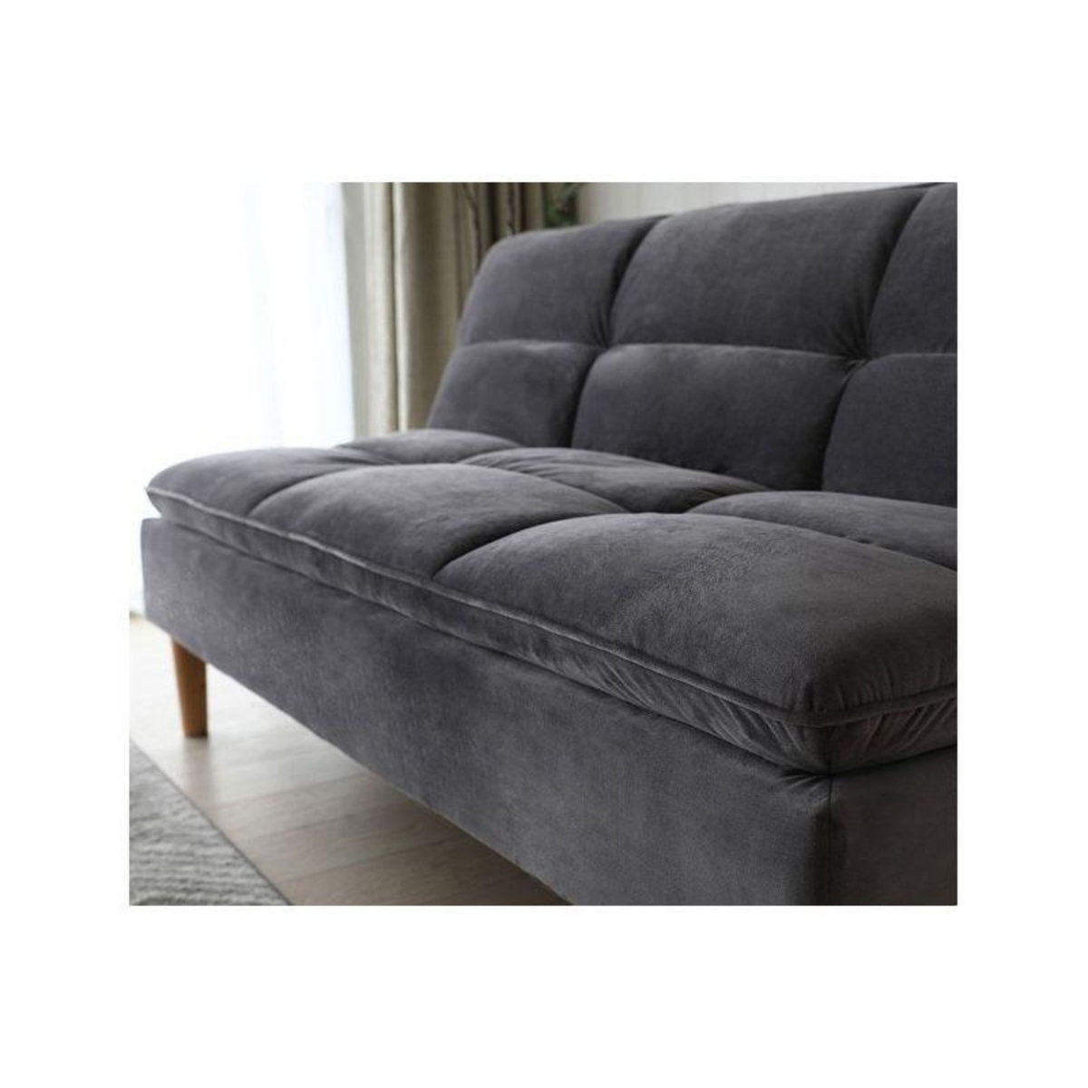 WILSA Canapé convertible  Leeds  anthracite