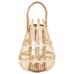 ATMOSPHERA Lanterne à Anse en Rotin  Panier  37cm Naturel