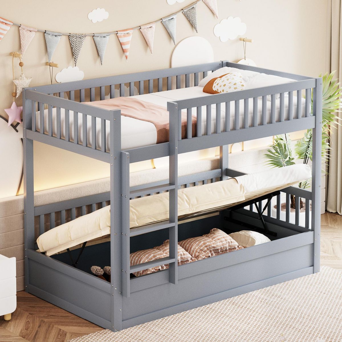 MERAX Lit superposé 90x200cm