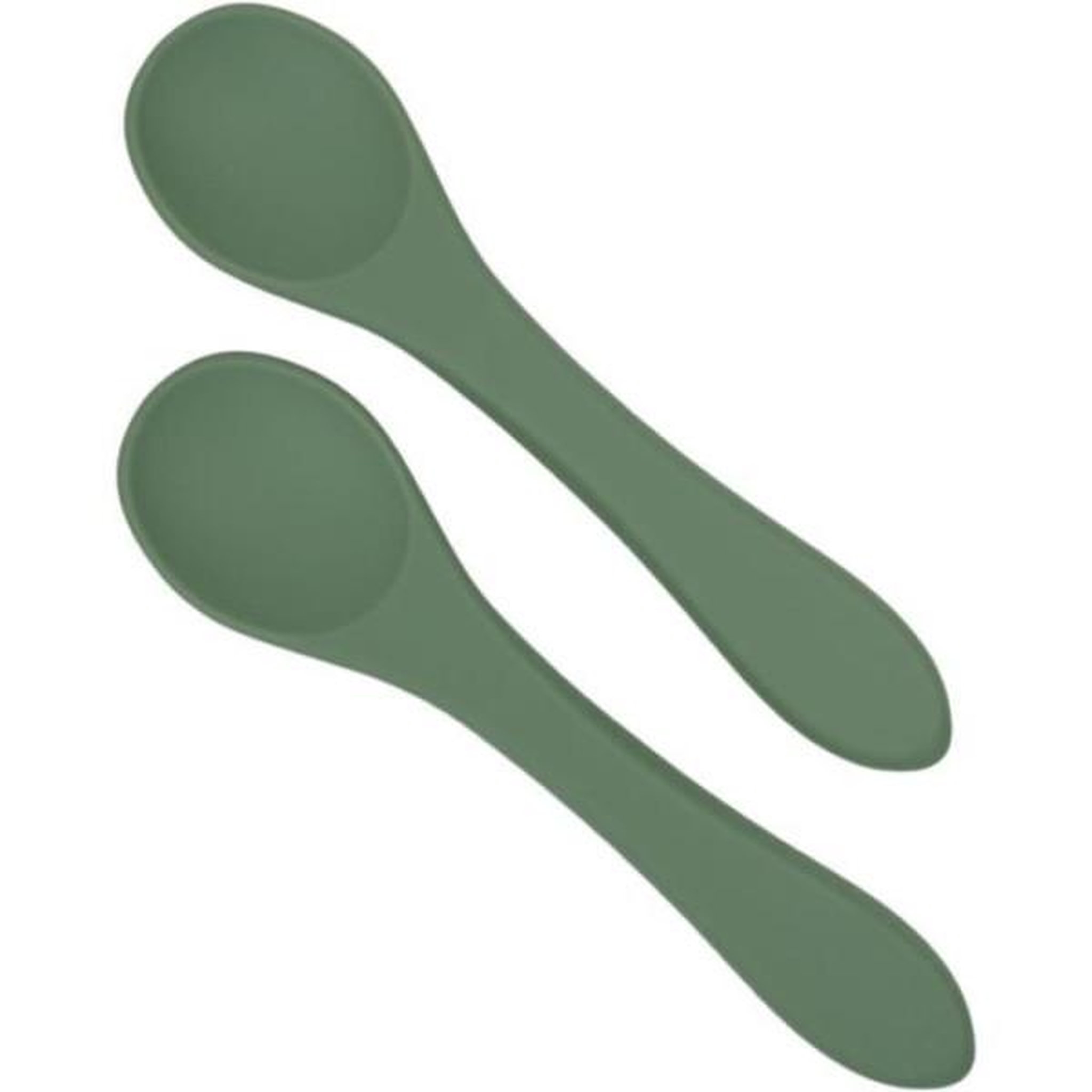 Voir la diapositive 5 : THERMOBABY Pack Repas - THERMOBABY - Silicone - Vert Cactus - Assiette, bol, bavoir et cuilleres