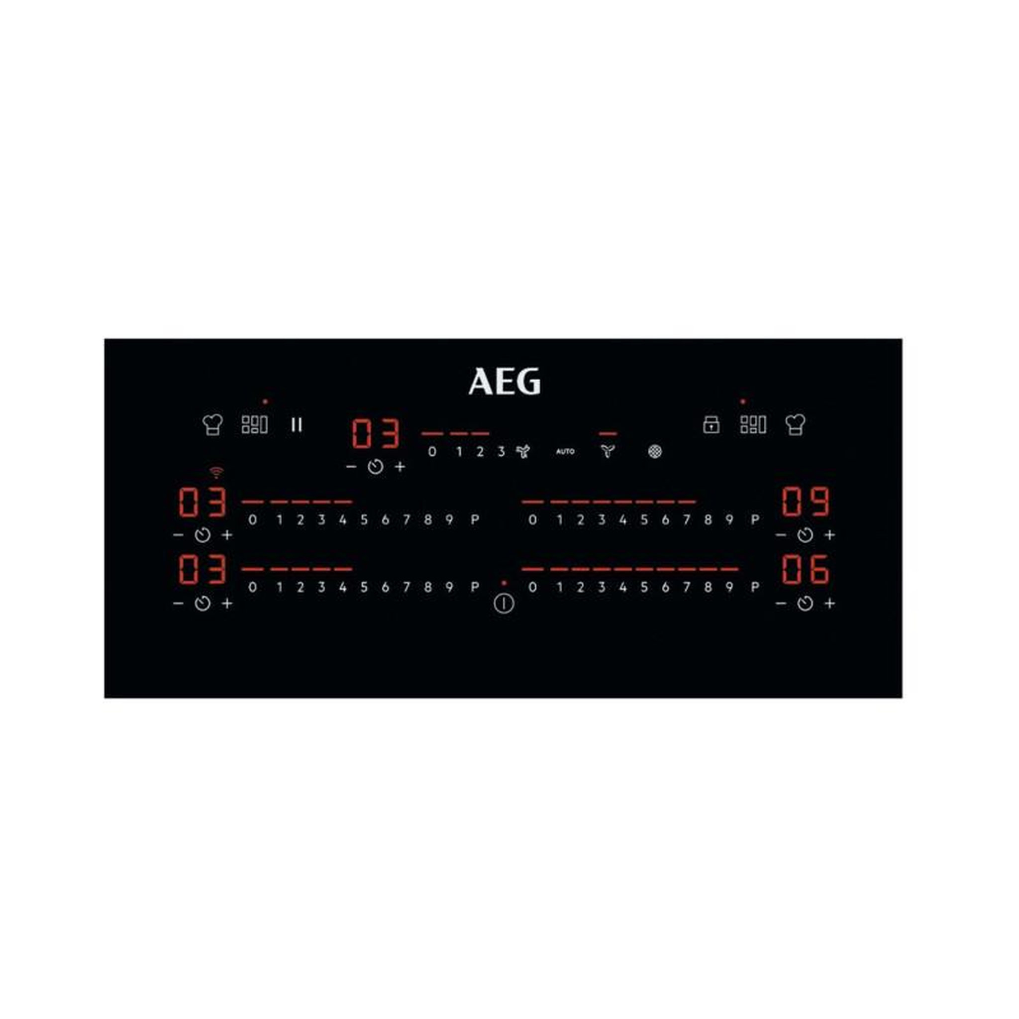 Voir la diapositive 2 : AEG Plaque induction Aeg CCE84779CB + HOTTE INTEGREE Recyclage