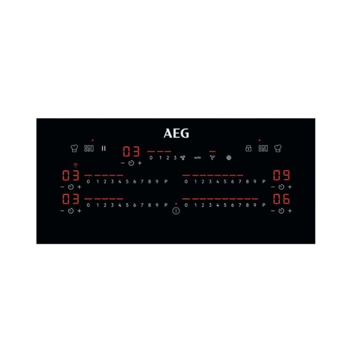 AEG Plaque induction Aeg CCE84779CB + HOTTE INTEGREE Recyclage