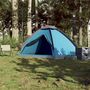 Voir la diapositive 3 : VIDAXL Tente de camping a dome 4 personnes bleu impermeable