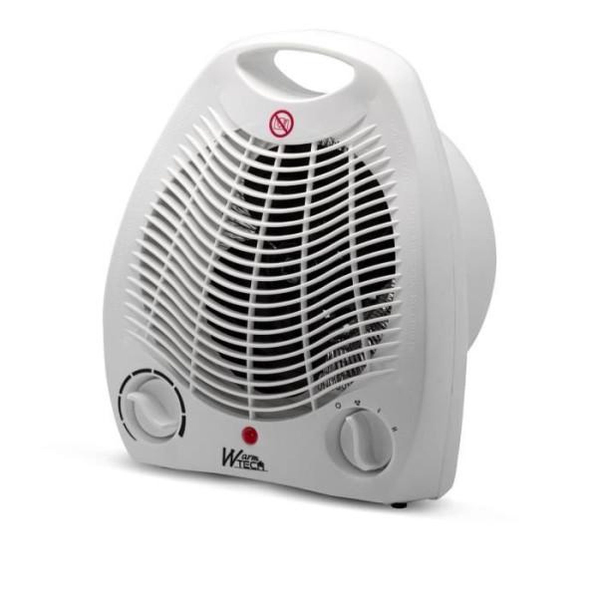 Voir la diapositive 2 : Warmtech Chauffage soufflant - 2000W - WARM TECH - 240V - Jusqu'a 15m3 - Blanc