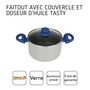 Voir la diapositive 4 : TASTY Faitout avec dosage d'huile et couvercle 20 cm Tasty Casserole