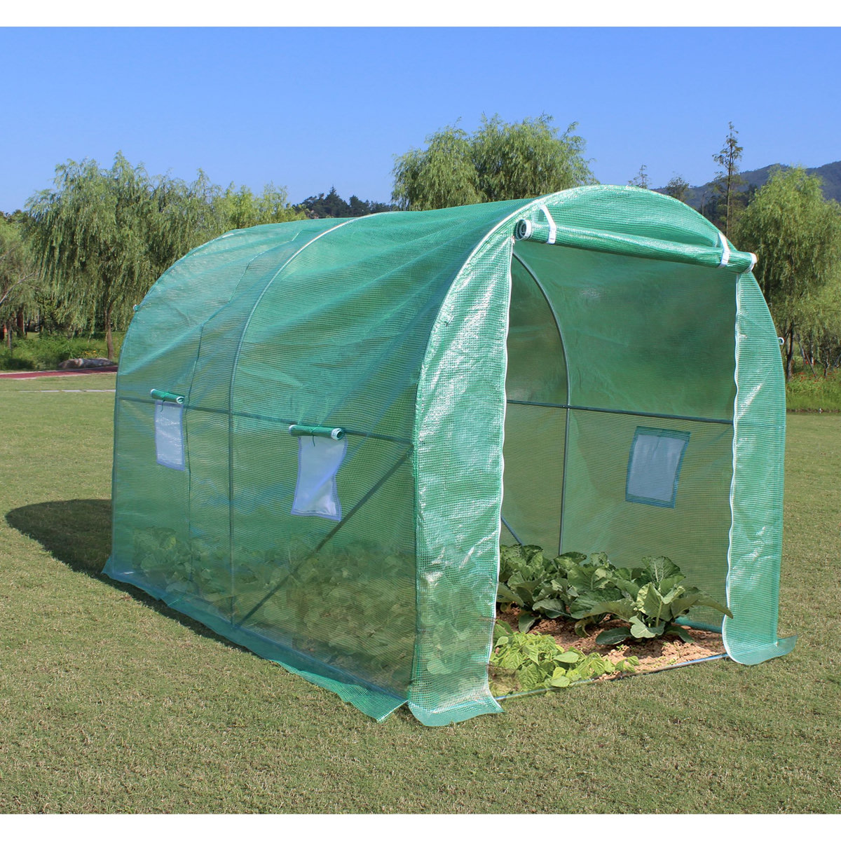 Serre de jardin en acier galvanisé 19mm / 5m²