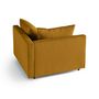 Voir la diapositive 4 : LISA DESIGN Edinburg - module d'assise d'angle droit - en velours côtelé